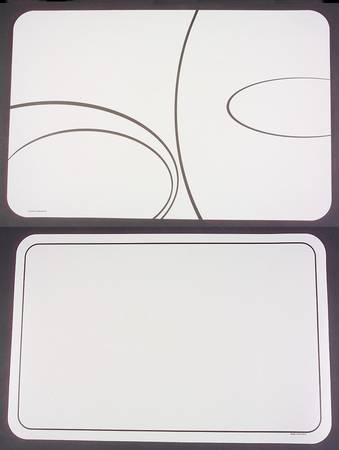 Simple Lines (Corelle) Reversible Vinyl Placemat