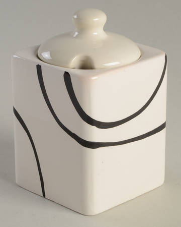 Simple Lines (Corelle) Sugar Bowl & Lid