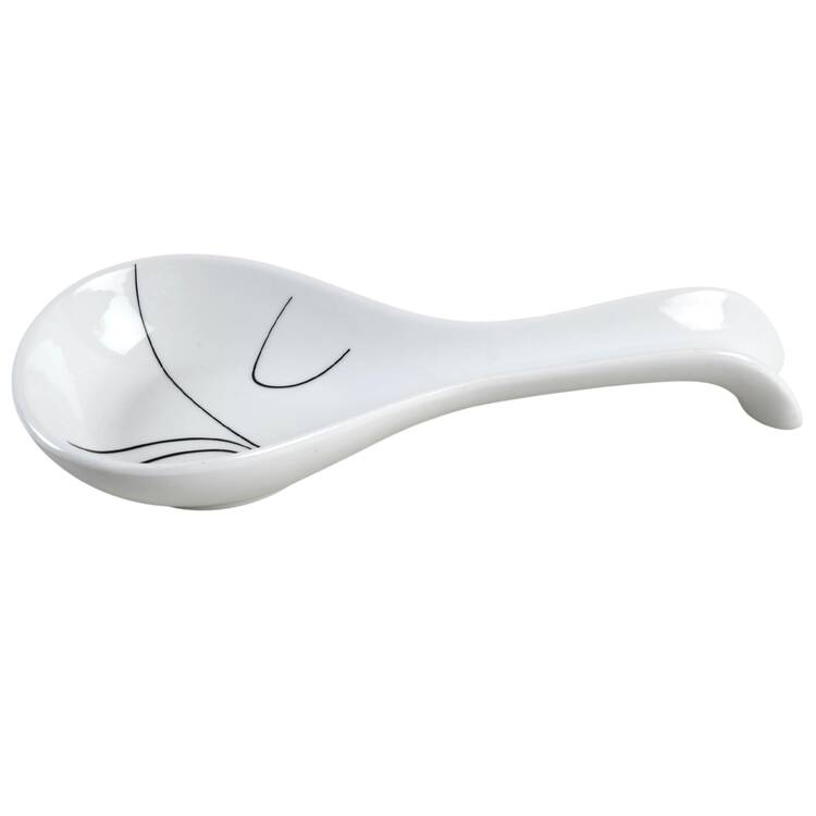 Simple Lines (Corelle) Spoon Rest/Holder (Holds 1 Spoon)