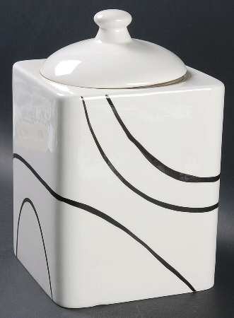 Simple Lines (Corelle) Extra Large Canister & Lid