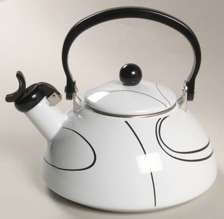 Simple Lines (Corelle) Metal Whistler Kettle & Lid