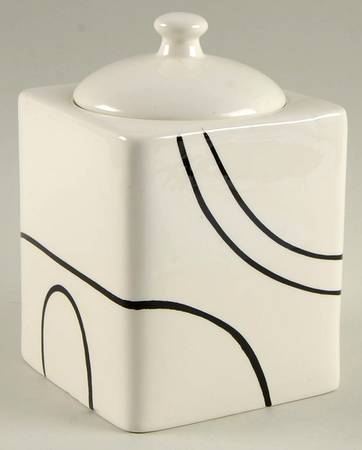 Simple Lines (Corelle) Small Canister & Lid