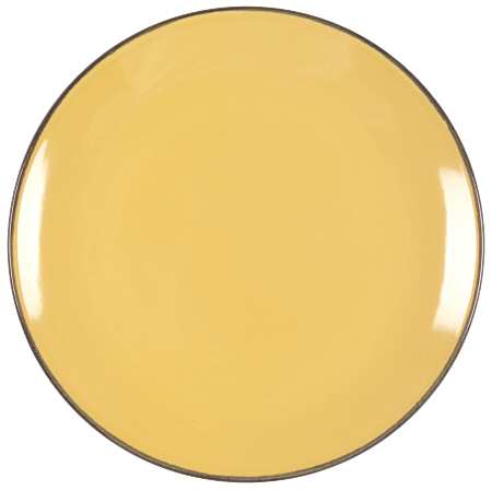 Turmeric Yellow (Round) Luncheon Plate