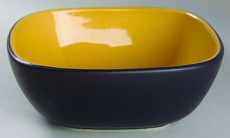 Turmeric Yellow (Square) Soup/Cereal Bowl by Corning Corelle