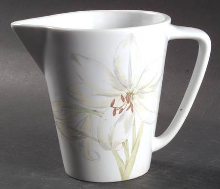 White Flower (Corelle) Creamer by Corning Corelle