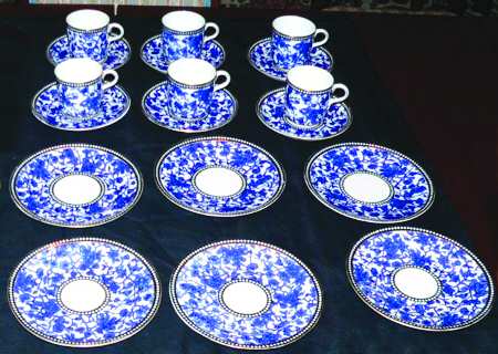 COA149 Flat Demitasse Cup & Saucer Set