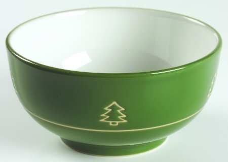 Trees Green Coupe Cereal Bowl