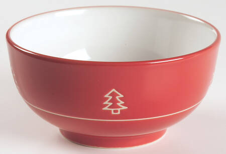 Tree Red Coupe Cereal Bowl