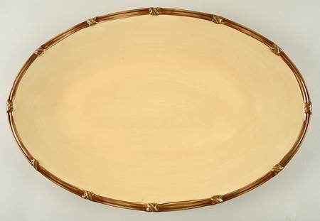 Zanzibar Khali 18" Oval Serving Platter
