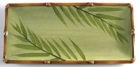 Zanzibar Moss 14" Sandwich Tray