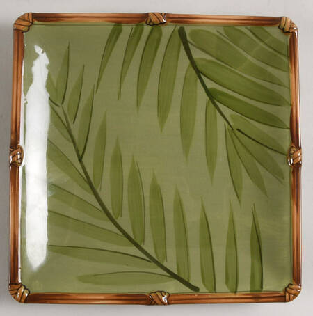 Zanzibar Moss Square Salad Plate