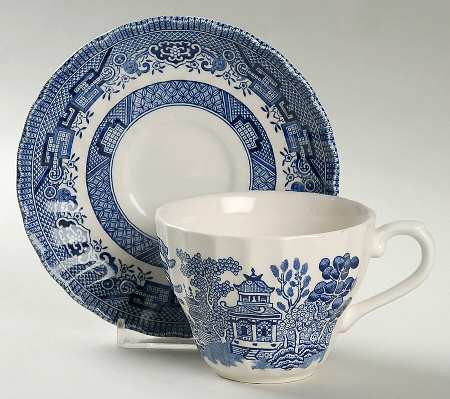 Flat Cup & Saucer Set