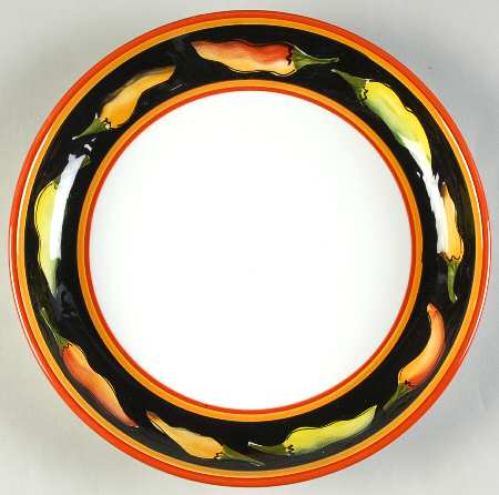 Jalapeno White Salad Plate