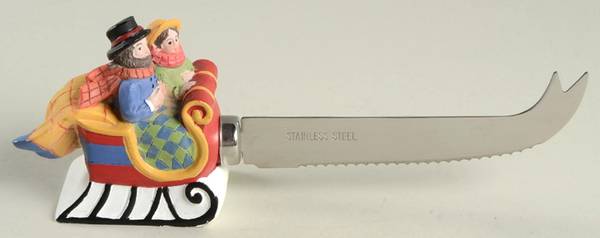 Winter Wonderland Cheese Knife with Stainless Blade