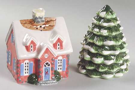 Winter Wonderland Figural Salt & Pepper Set