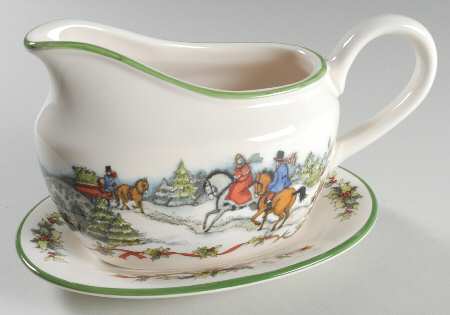 Winter Wonderland Gravy Boat & Underplate