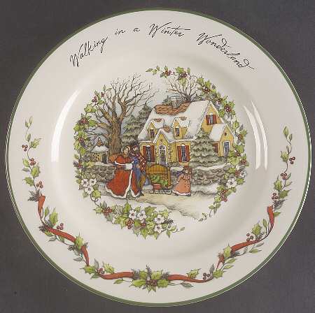 Winter Wonderland Dinner Plate