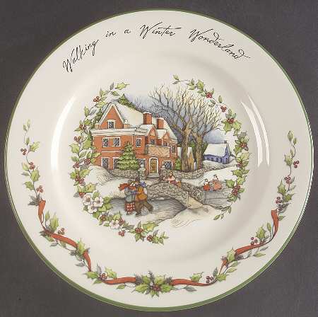 Winter Wonderland Dinner Plate