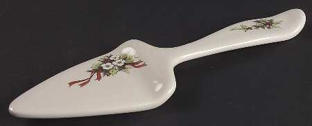 Winter Wonderland Solid Ceramic Pie/Cake Server