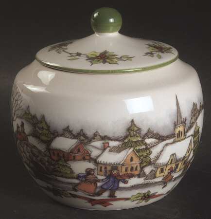 Winter Wonderland Sugar Bowl & Lid