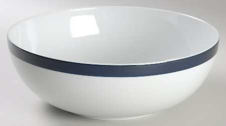 Archive Blue 8" Round Vegetable Bowl