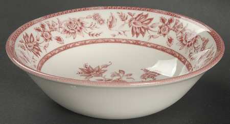 Indian Tree Pink Coupe Cereal Bowl
