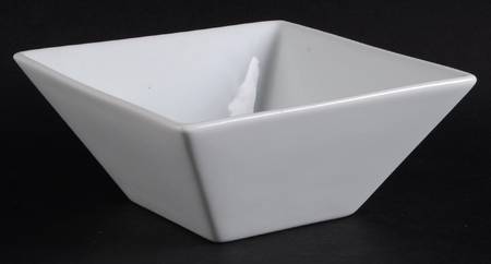 White Square Soup/Cereal Bowl