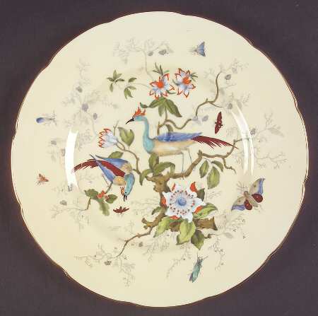 Cairo Multicolor On Ivory (Scallop) Dinner Plate