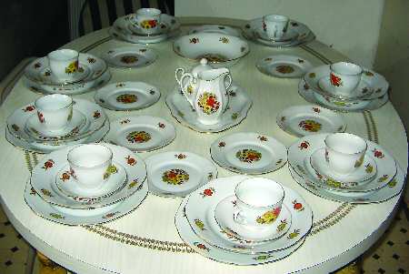 Orion Flat Cup & Saucer Set