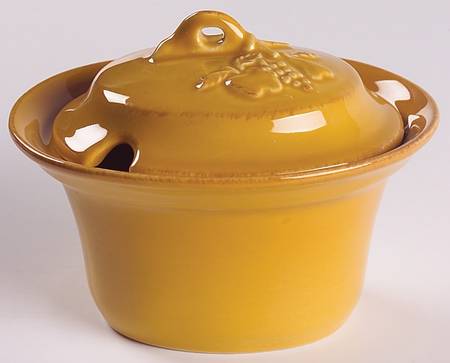 Madeira Harvest (Honey) Sugar Bowl & Lid