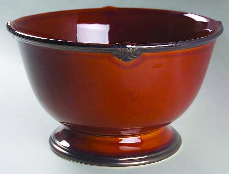 Embassy Brown 12" Large Salad Serving Bowl