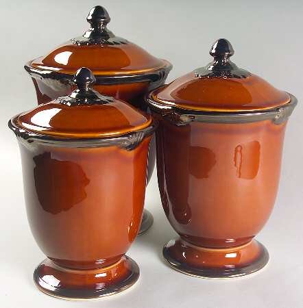 Embassy Brown (3 Piece) Canister Set (Box Set)