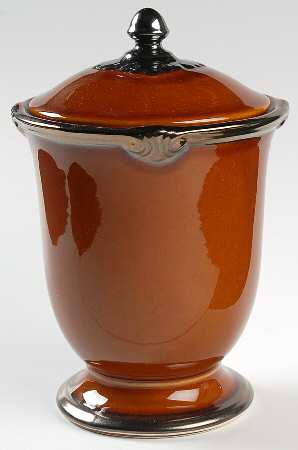 Embassy Brown Small Canister & Lid