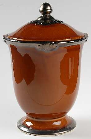 Embassy Brown Medium Canister & Lid