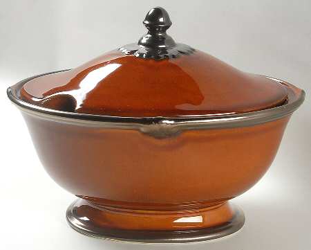 Embassy Brown Oval Tureen & Lid
