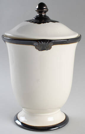Embassy Ivory Large Canister & Lid