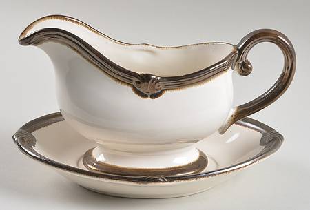 Embassy Ivory Gravy Boat & Underplate