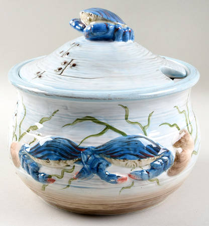 Fisherman's Catch Tureen &  Lid