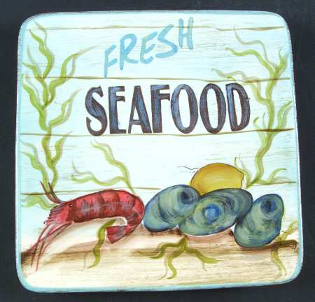 Fisherman's Catch Dessert/Pie Plate