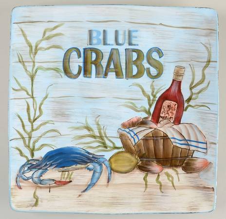 Fisherman's Catch 13" Square Serving Platter