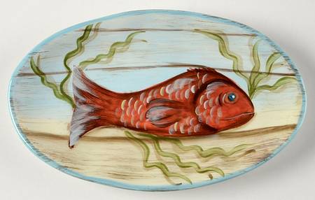 Fisherman's Catch Canape Plate