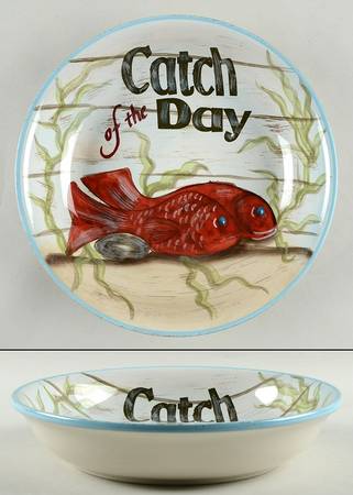 Fisherman's Catch 9" Soup/Pasta Bowl