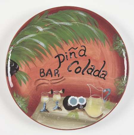 Key West Dessert/Pie Plate