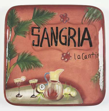 Key West 13" Square Serving Platter