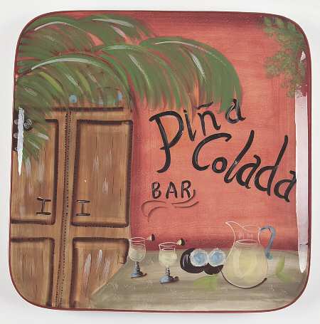 Key West 16" Square Serving Platter