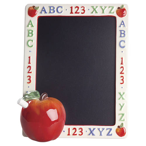 School Days Chalk Board Figurine