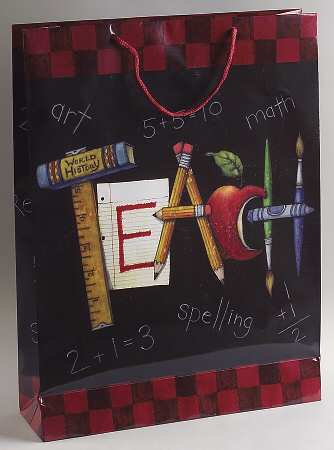 School Days Large Paper Gift Bag