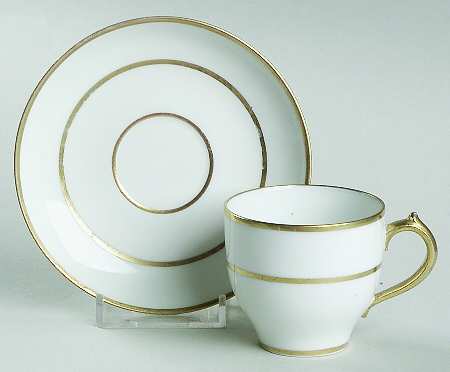 CHF1332 Flat Demitasse Cup & Saucer Set