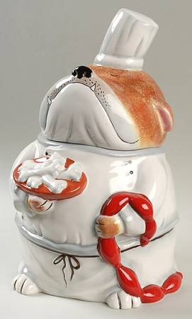 Bone Appetit Treat Jar & Lid