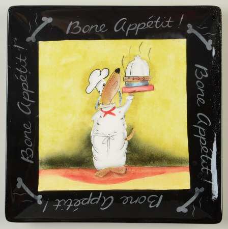 Bone Appetit Dessert/Pie Plate